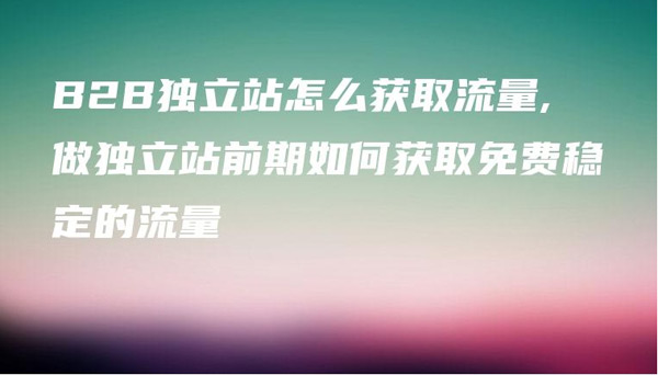 揭秘：獨立站有自然流量嗎？