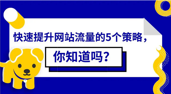 海外網站流量提升的五大策略